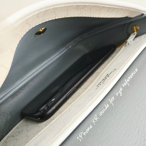 Authentic DIOR Set Honeycomb Versatile Shoulder Crossbody Pochette Wallet 2pc - Picture 13 of 16